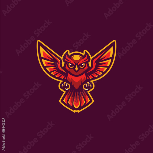 Owl Mascot Logo Template