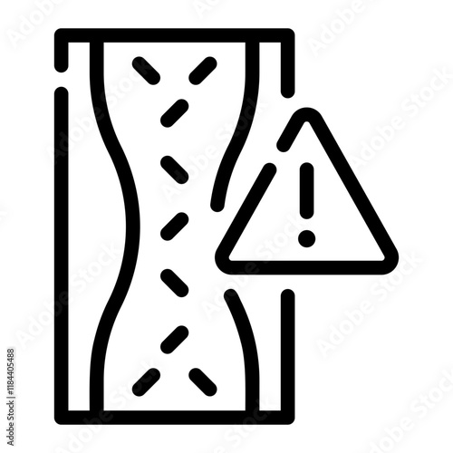 blood vessel line icon