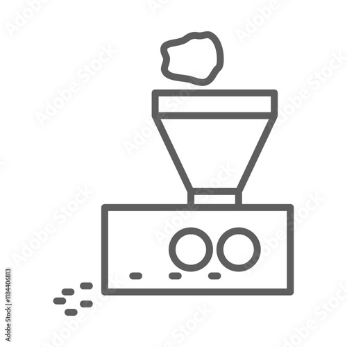 Ore Crusher Icon Design
