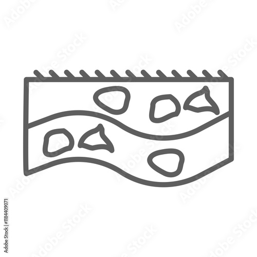 Mineral Deposit Icon Design
