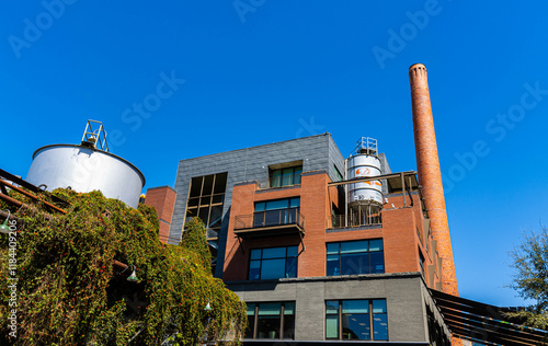 Fotografía The Former Historic Brewery Compex on The San Antonio River Walk, San Antonio, T