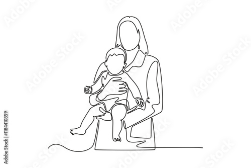 Medical professional Concept. Single line draw design. Full length animation illustration. High quality 4k footage.