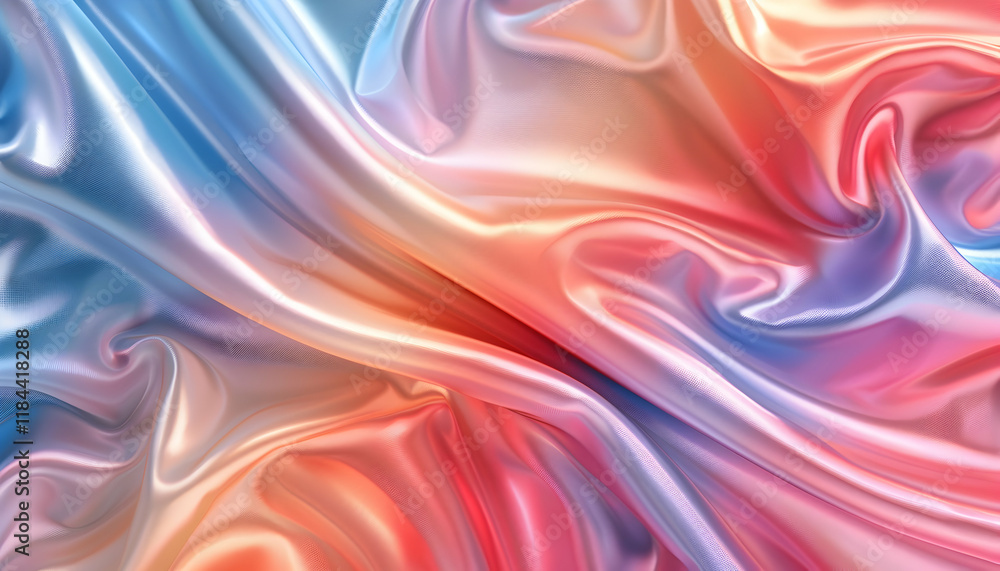 Obraz premium Abstract 3D Silk Drape Background