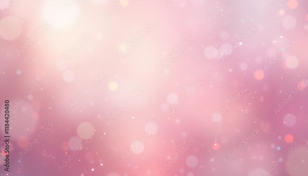 Soft pink bokeh abstract background with blurred lights and glittery texture, pastel aesthetic with copy space Soft pink bokeh abstract background with blurred lights and glittery texture, pastel aesthetic with copy space
