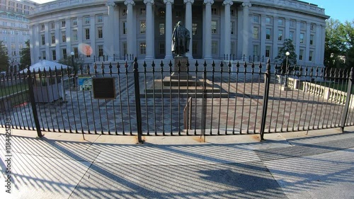 The Department of The Treasury in Washington DC, USA