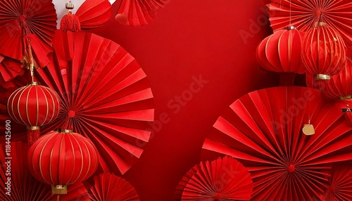 Podium round stage for happy Chinese new year 