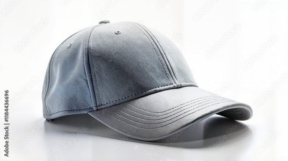 Denim cap with light background Denim cap with light background