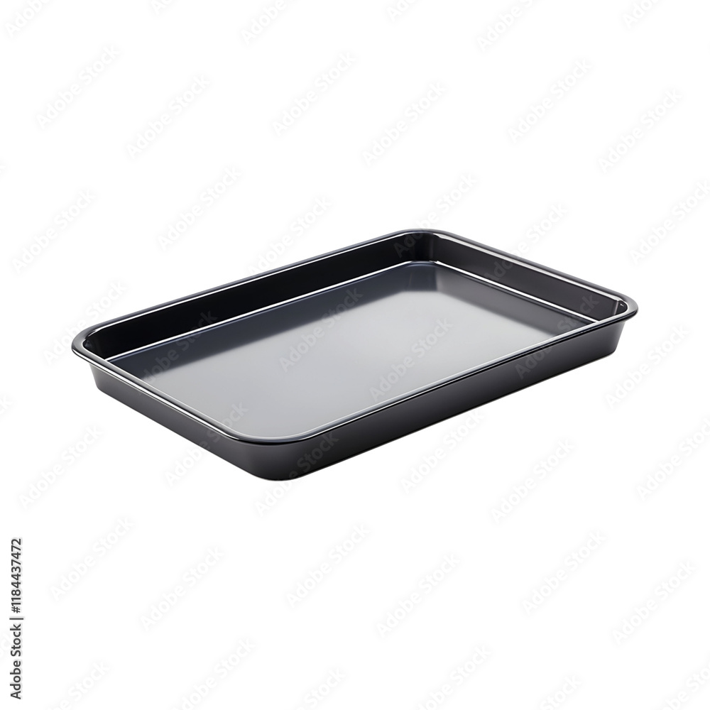 Contemporary Rectangular Baking Tray on transparent background Contemporary Rectangular Baking Tray on transparent background