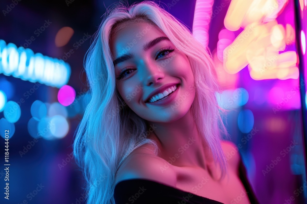 artistic and creative projects, symbolizing fun and happiness with a touch of nightclub or party-like aesthetics. The combination of colored lights and smoke effects enhances the mood artistic and creative projects, symbolizing fun and happiness with a touch of nightclub or party-like aesthetics. The combination of colored lights and smoke effects enhances the mood