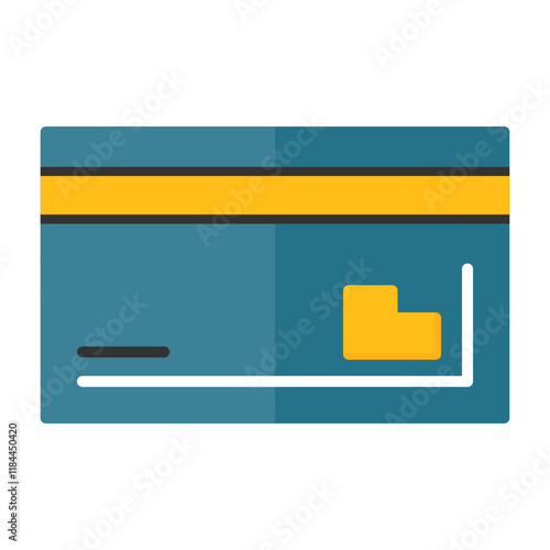 Credit card Flat Style Icon
