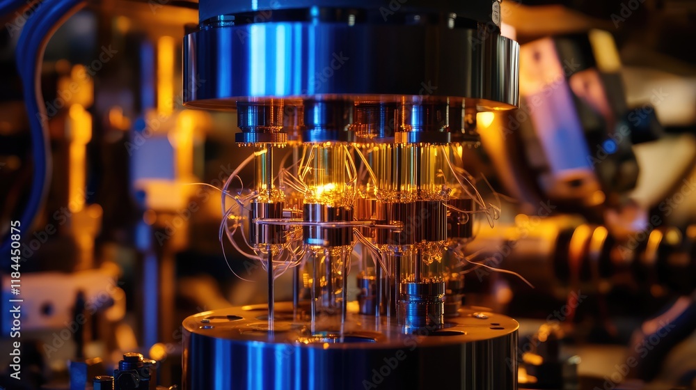 Quantum-powered energy efficiency solutions, showcasing quantum computing optimizing smart grid systems and reducing energy waste Quantum-powered energy efficiency solutions, showcasing quantum computing optimizing smart grid systems and reducing energy waste