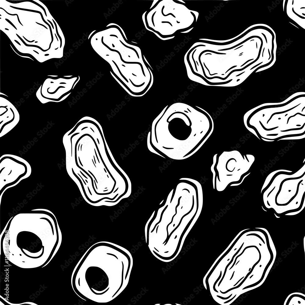 Bacon and Eggs tiled design, Bacon and Eggs repeating background illustration Bacon and Eggs tiled design, Bacon and Eggs repeating background illustration