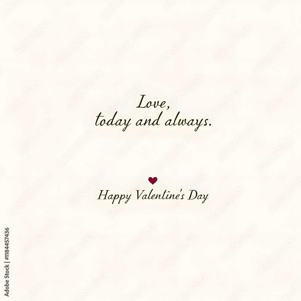 Valentines day card with message Valentines day card with message