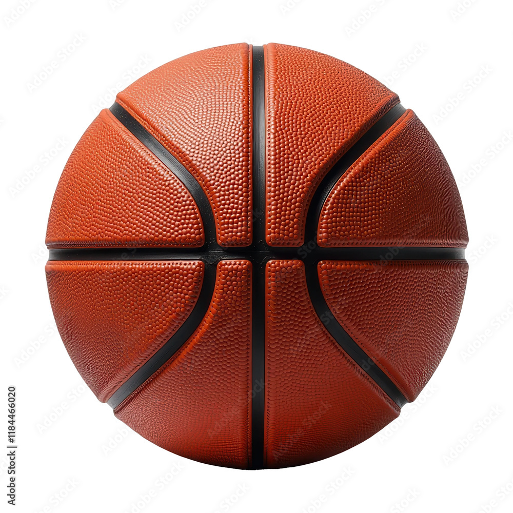 Obraz premium Basketball on transparent background