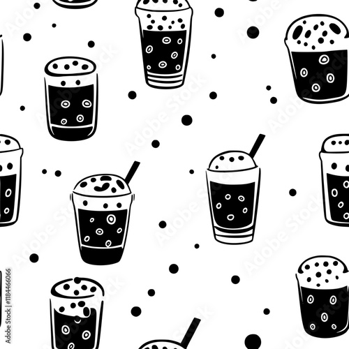 Collection of Tapioca vector icons, Tapioca vector art pattern