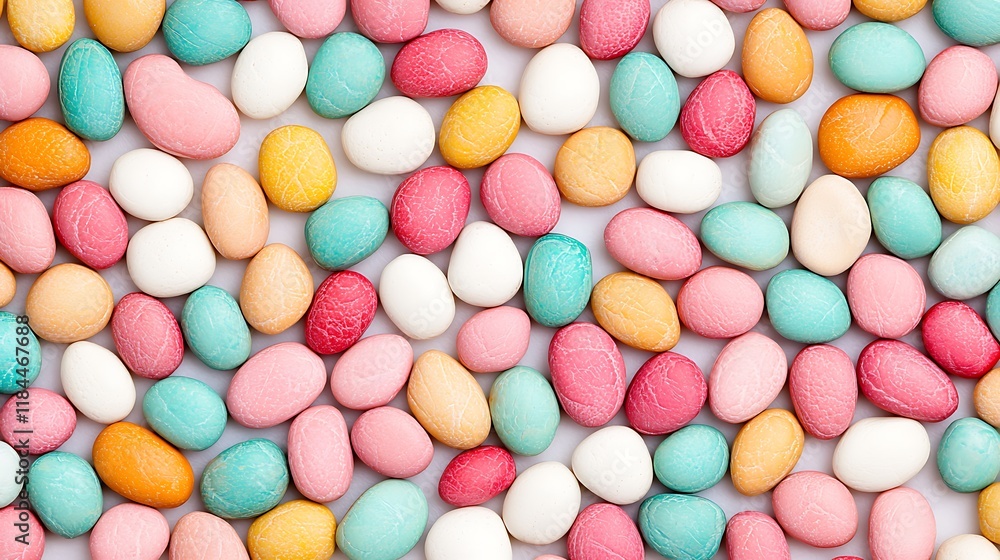 Colorful pastel painted pebbles background texture. Colorful pastel painted pebbles background texture.