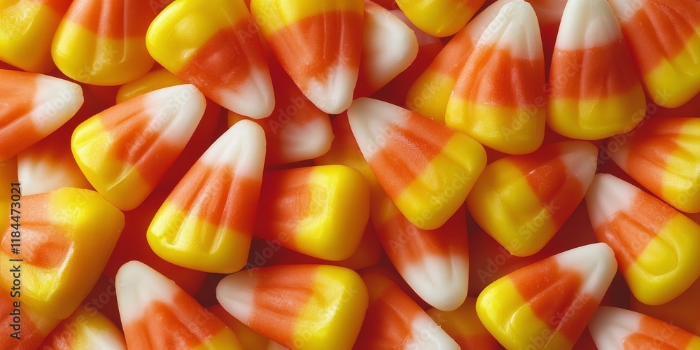 Classic Halloween candy corn featuring vibrant orange, yellow, and white colors. This classic Halloween candy corn is a festive treat that delights during the spooky season. Classic Halloween candy corn featuring vibrant orange, yellow, and white colors. This classic Halloween candy corn is a festive treat that delights during the spooky season.