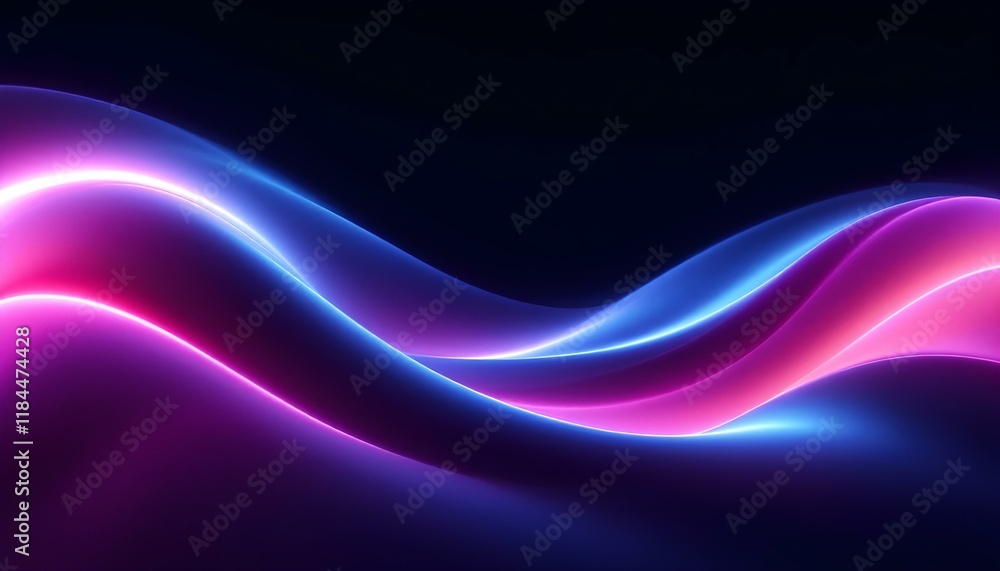Naklejka premium Navy blue violet purple abstract background. Abstract blue pink violet purple hues create a serene backdrop abstract background dark blue navy. Abstract gradient background in deep purple blue tones