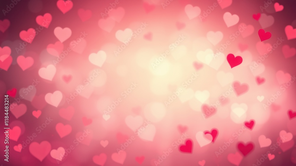 Romantic background with hearts. Romantic background with hearts.