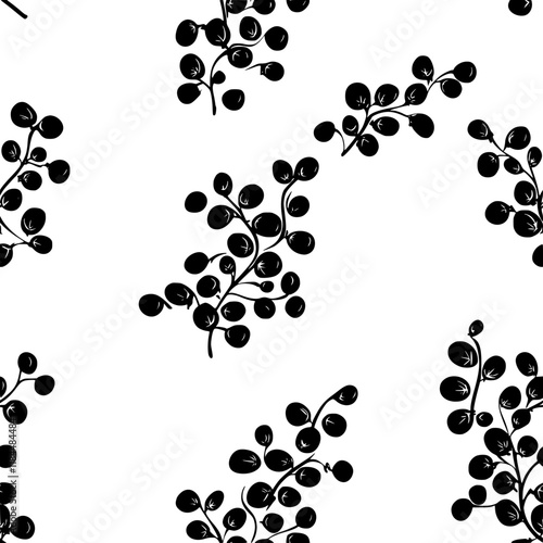 Collection of Garbanzo beans continuous icon pattern, Garbanzo beans vectorized artwork