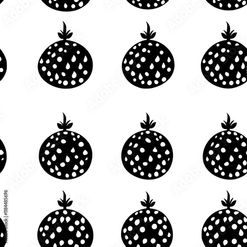 Collection of Laddu icons, Laddu vectorized seamless pattern