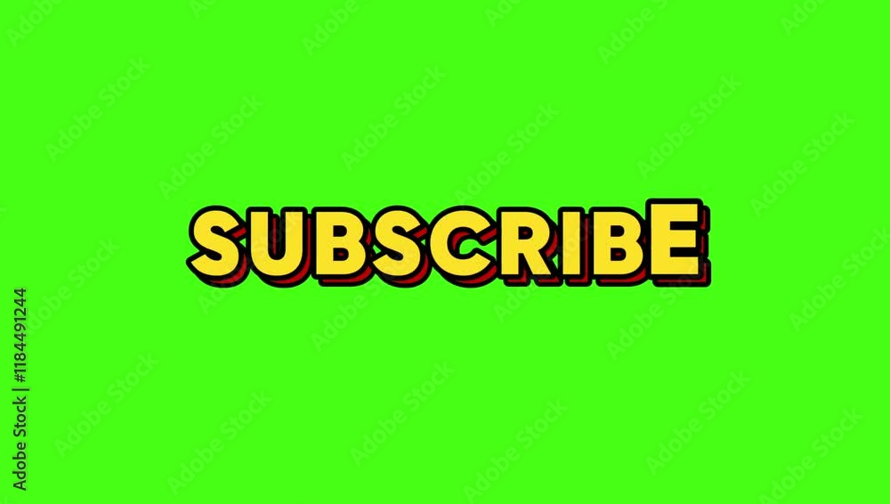 Subscribe button Green screen Subscribe button Green screen