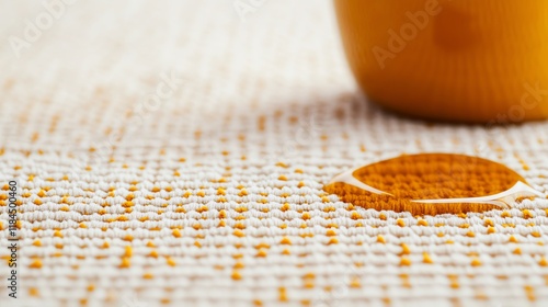 Stainresistant couch fabric repelling spilled liquid in a dynamic shot, Stains, Innovative Protection