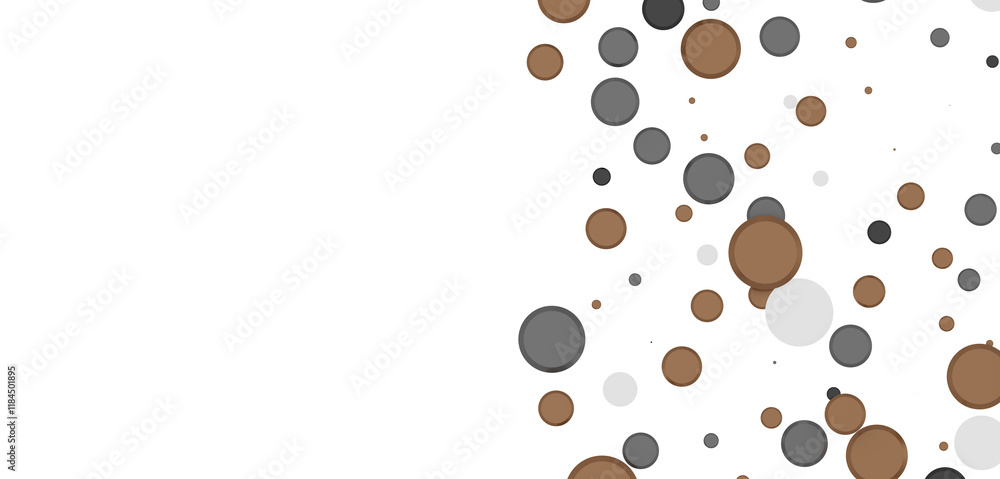 Multicolored confetti on white Multicolored confetti on white