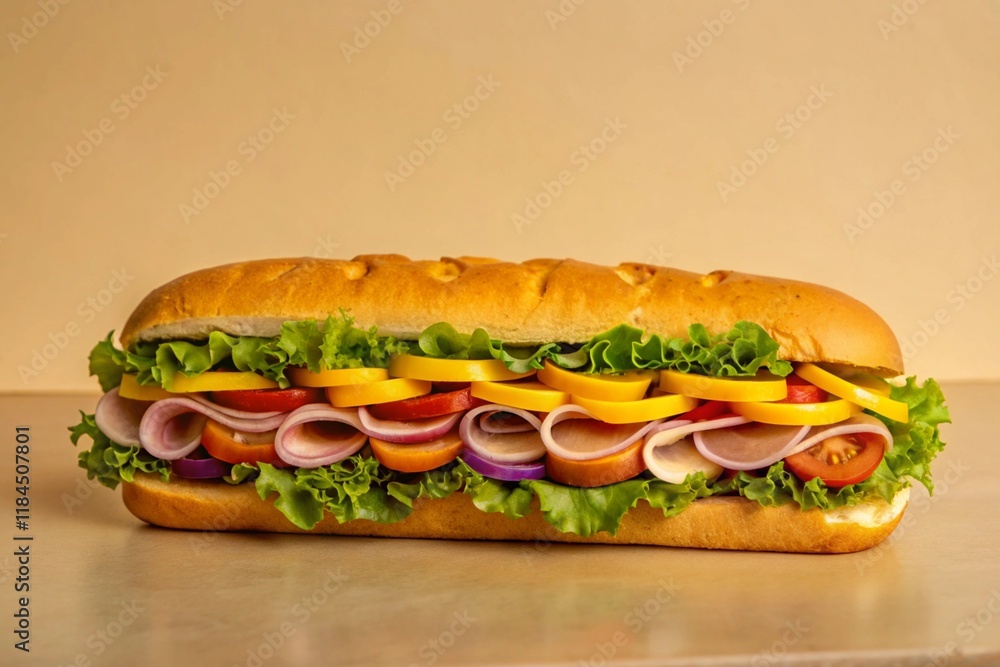 Chicken Subway burger