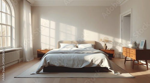 Elegant Modern Minimalist Bedroom Design: Sleek, Serene & Functional