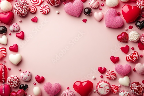 red rose love frame Valentine's Day