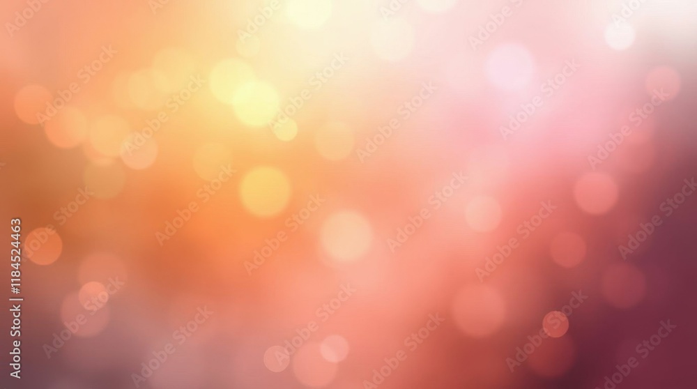 Abstract colorful glowing lights with soft bokeh in warm tones Abstract colorful glowing lights with soft bokeh in warm tones