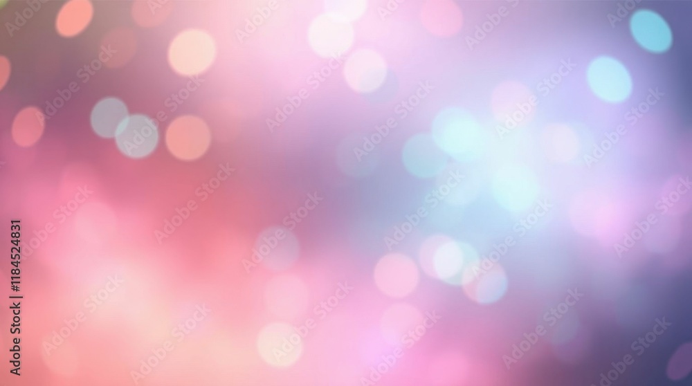 Abstract colorful glowing lights with soft bokeh in warm and cool tones Abstract colorful glowing lights with soft bokeh in warm and cool tones