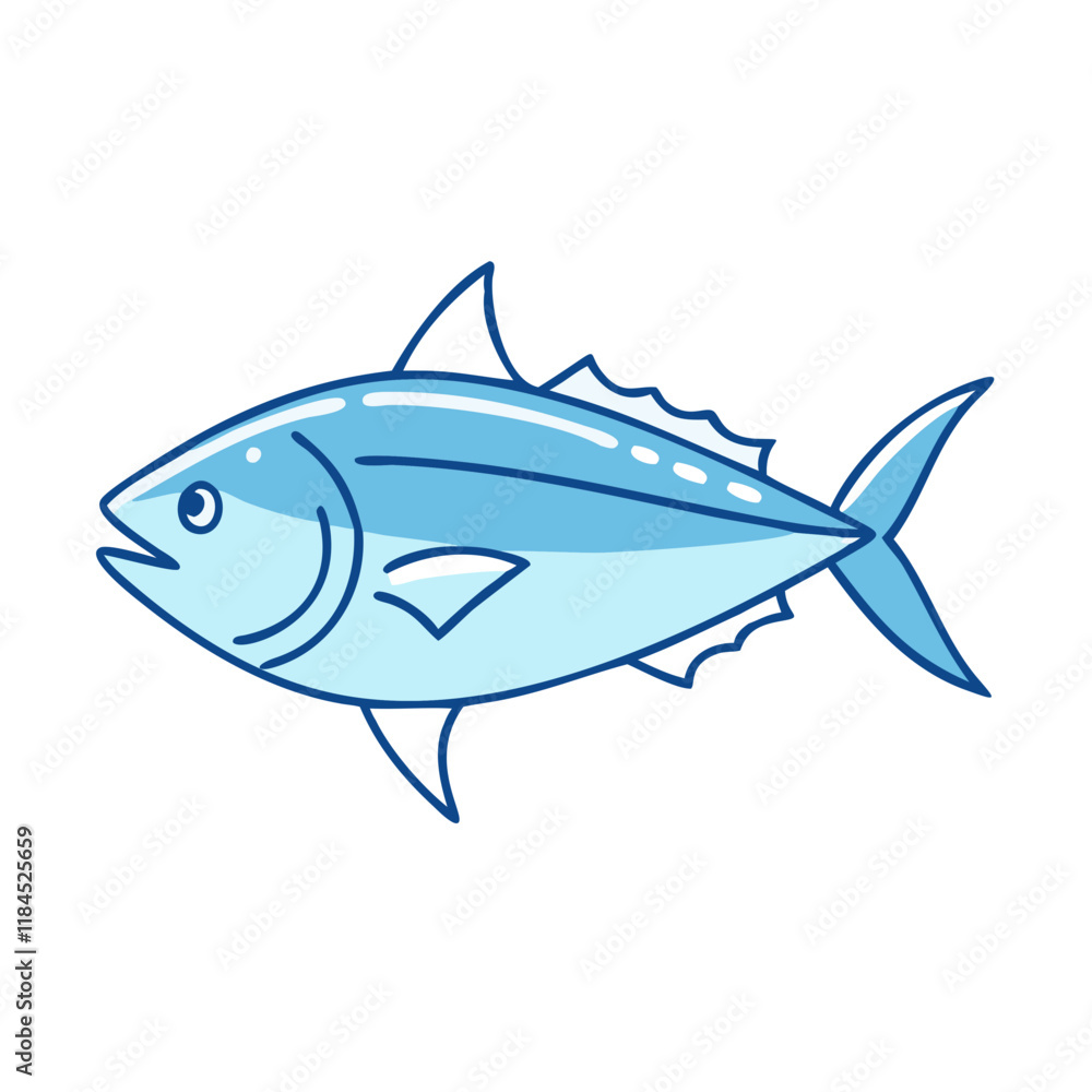 albacore tuna vector icon, fish vector illustration - simple illustration of albacore tuna perfect for logos, and fish - themed designs. albacore tuna vector icon, fish vector illustration - simple illustration of albacore tuna perfect for logos, and fish - themed designs.