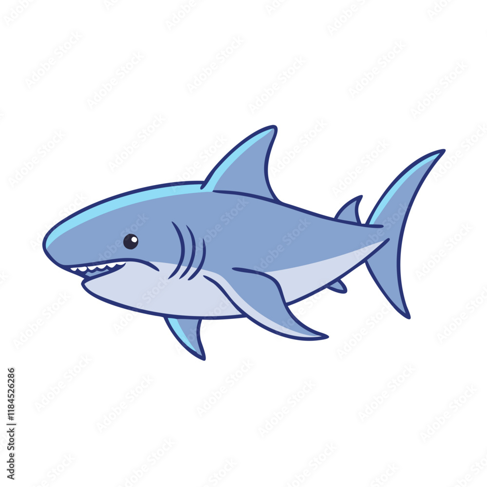 bull shark vector icon, fish vector illustration - simple illustration of bull shark perfect for logos, and fish - themed designs. bull shark vector icon, fish vector illustration - simple illustration of bull shark perfect for logos, and fish - themed designs.