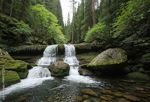 waterfall in the forest