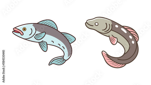 snakehead vector icon, fish vector illustration - simple illustration of snakehead perfect for logos, and fish - themed designs.