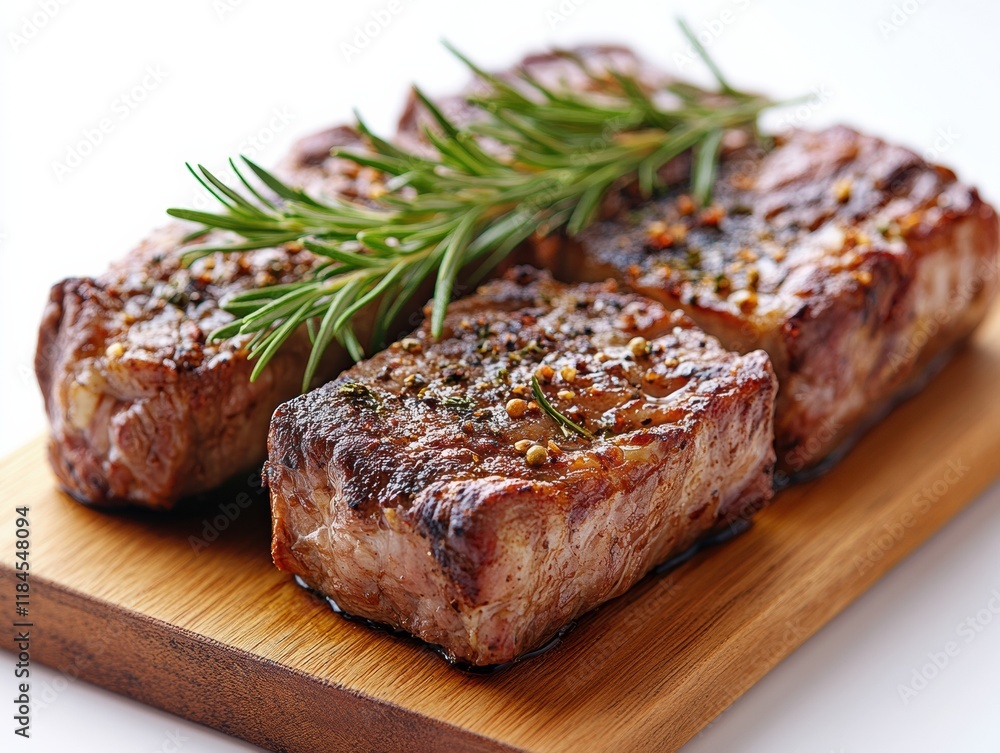 A photo of lamb leg food for easter day isolate on white background A photo of lamb leg food for easter day isolate on white background