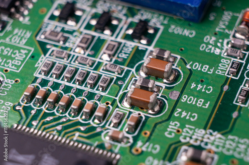 printed circuit board with SMD components