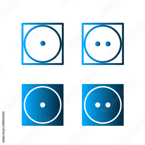 Laundry icon design template