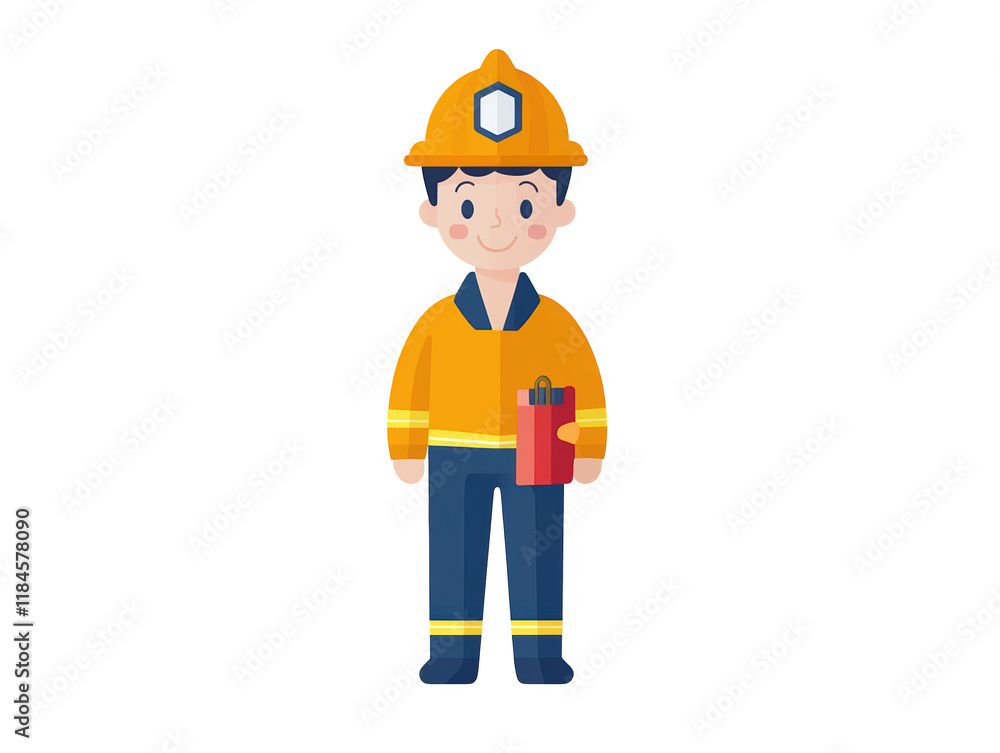 Firefighter finds respite, a moment of learning with book Firefighter finds respite, a moment of learning with book