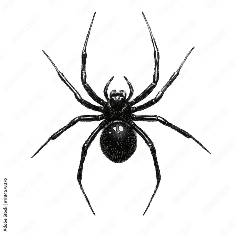 The Black Widow Spider. The Black Widow Spider.