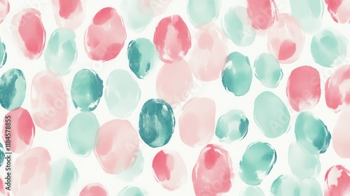 Soft pastel pencil strokes create a serene backdrop with mint and pink hues blending harmoniously across a light canvas
