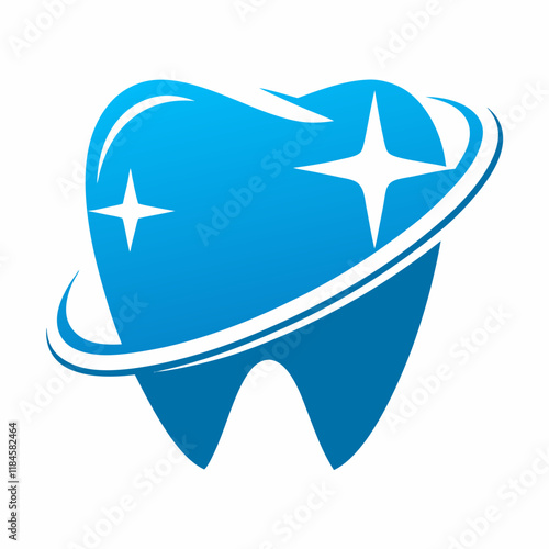 Minimalist Tooth Vector Illustration for Dental Projects.