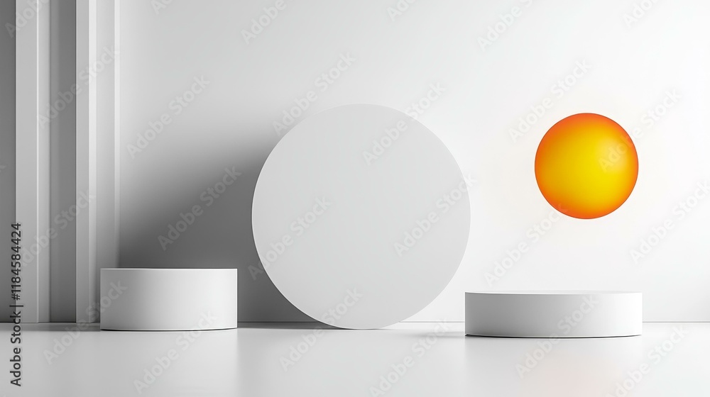 Abstract Geometric Shapes Display Abstract Geometric Shapes Display