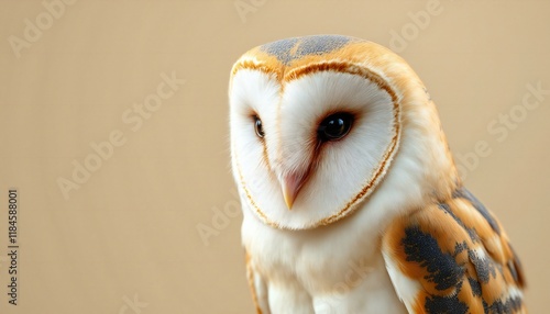Close-up of a Barn Owl's Intriguing Face