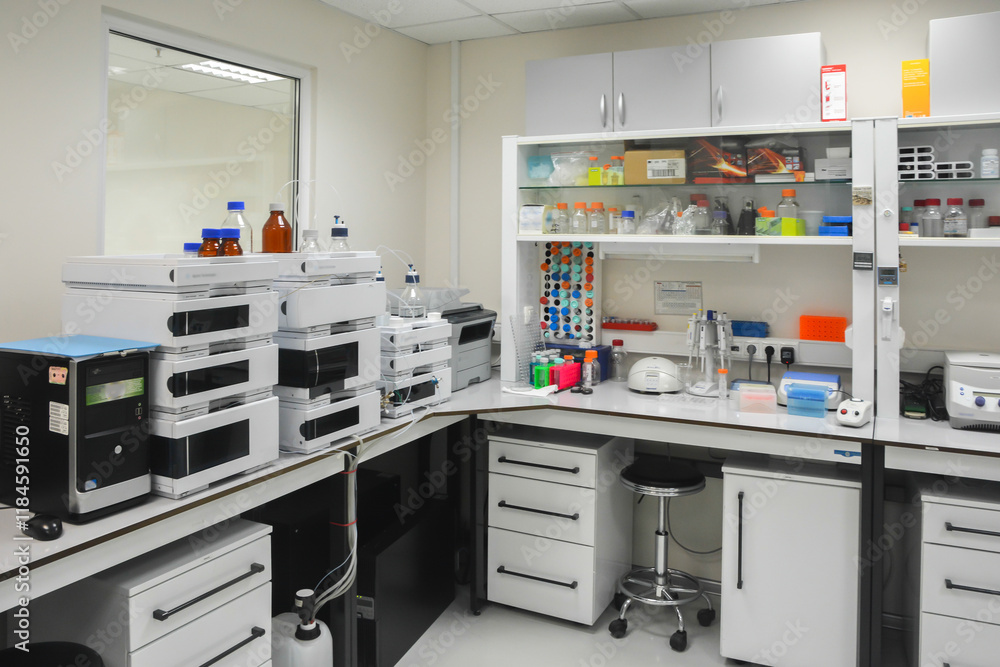 In the scientific biological laboratory. In the scientific biological laboratory.