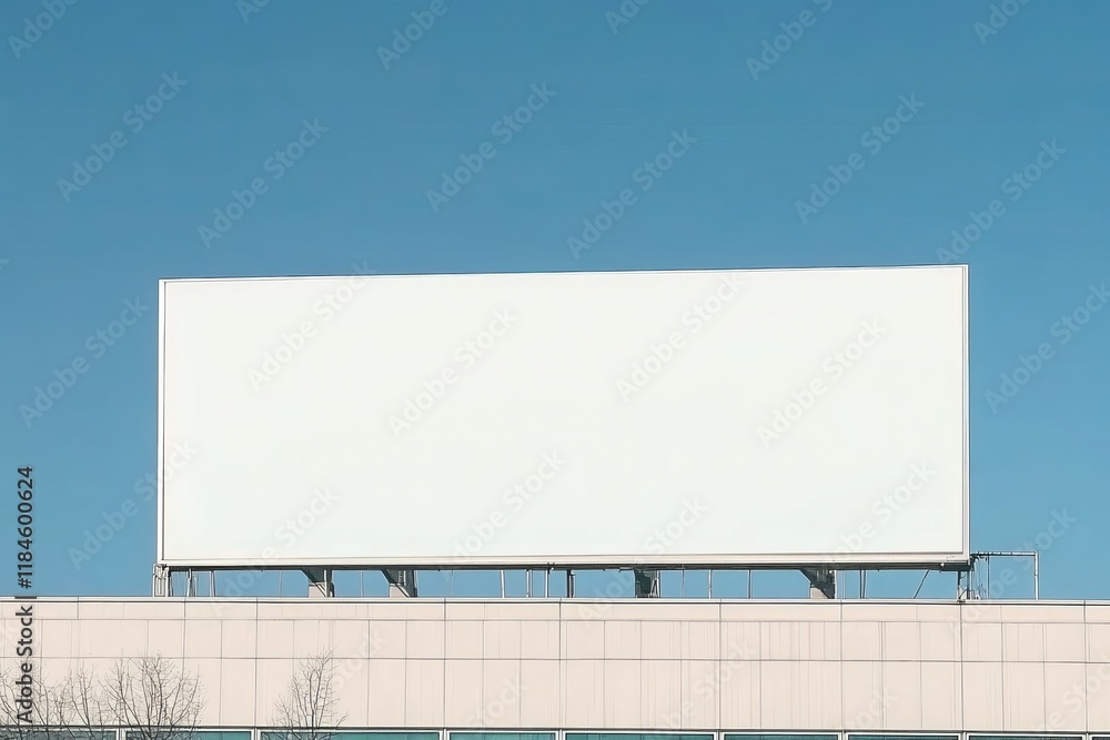 Obraz premium Mockup Blank billboard with copy space image for advertising.