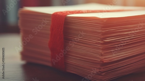 Neatly Arranged Certificates and Awards on Table