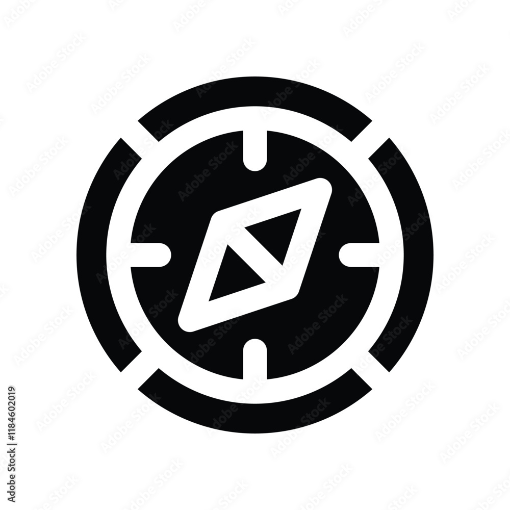 compass icon. vector glpyh icon for your website, mobile, presentation, and logo design. compass icon. vector glpyh icon for your website, mobile, presentation, and logo design.
